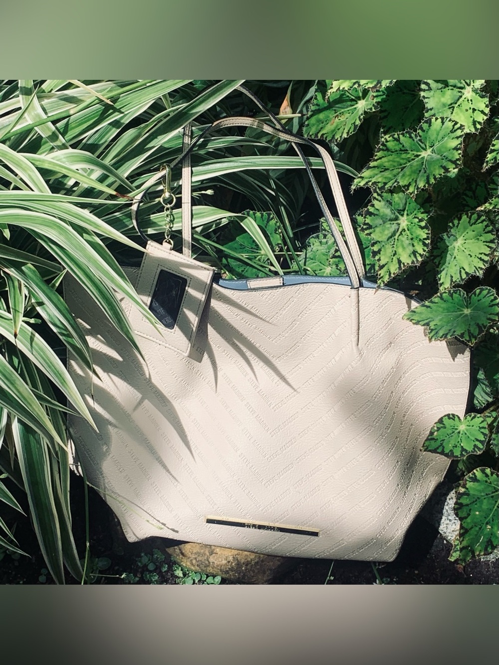 Steve Madden Authentic Neverfull Tote w/ Gold Hardware ID & Mirror.